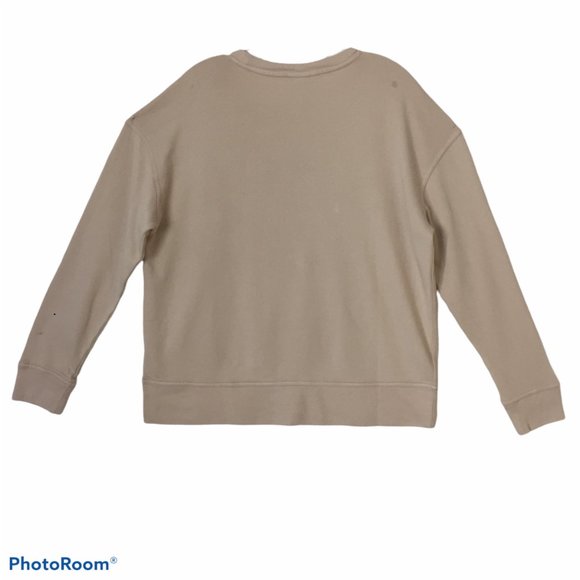 UNIVERSAL THREADS Sweatshirt 100% Cotton Light Pink Long Sleeve M Womens - Picture 2 of 8